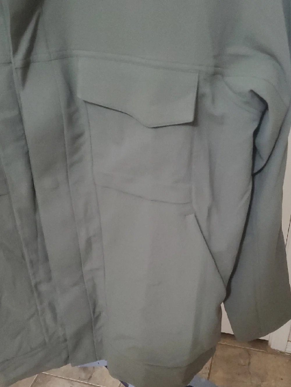 lululemon athletica Olive Green Military-Style Utility Jacket - Picture 3 of 7